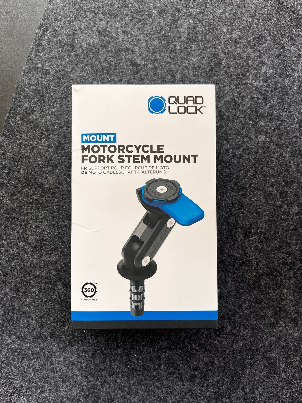 Nieuwe Quad Lock Fork Stem Mount - Ongebruikt!, Motoren, Accessoires | Overige, Ophalen, Nieuw