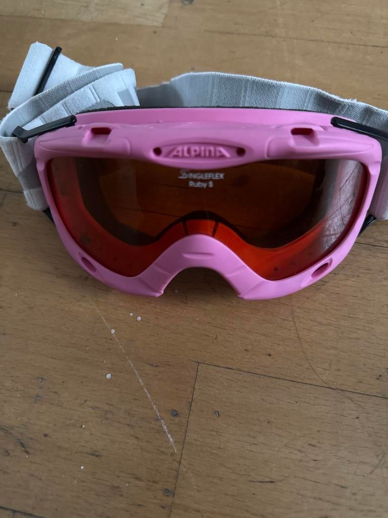 Alpina kinder skibril - maat S, Overige merken, Gebruikt, Overige typen, Ophalen of Verzenden