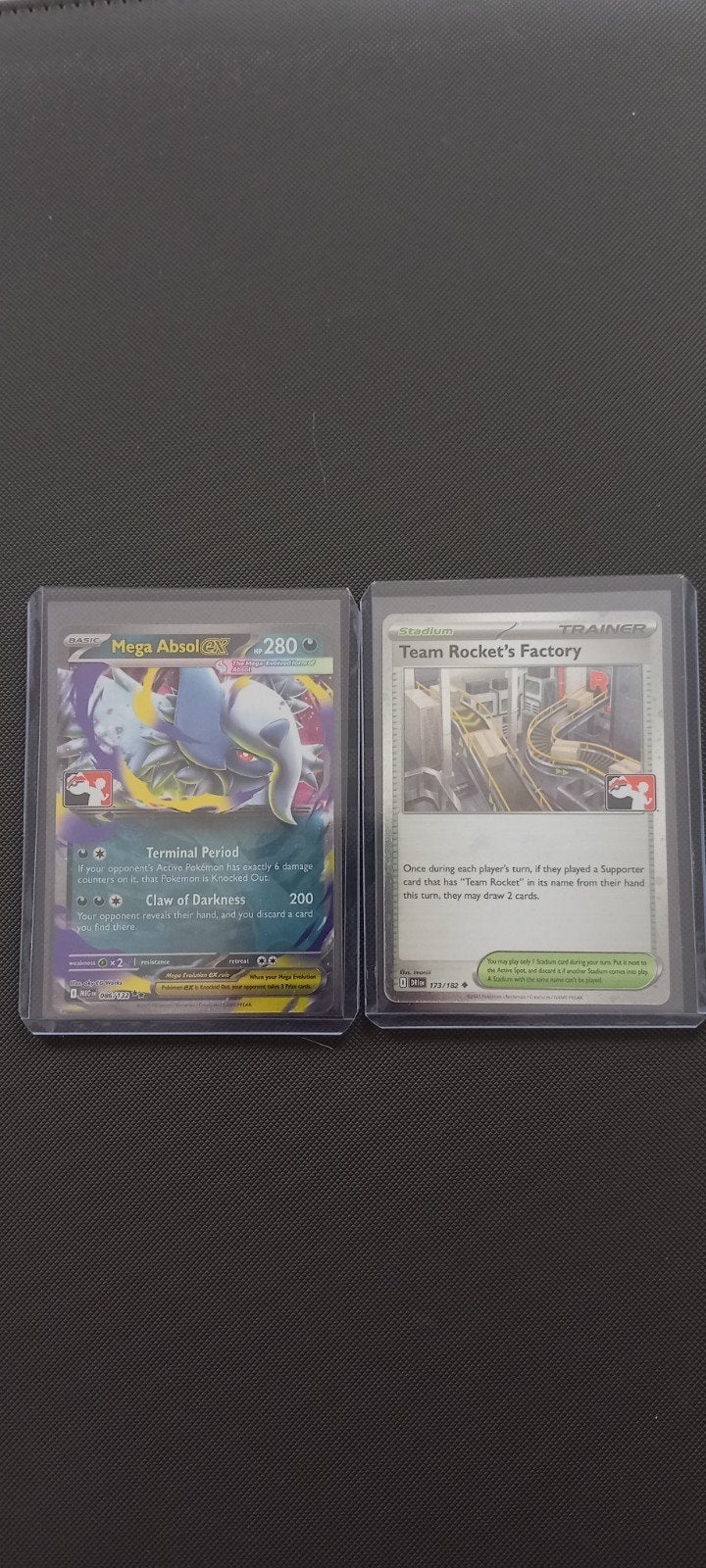 Pokémon TCG: Mega Absol EX & Team Rocket's Factory, Ophalen of Verzenden, Zo goed als nieuw, Meerdere kaarten, Foil