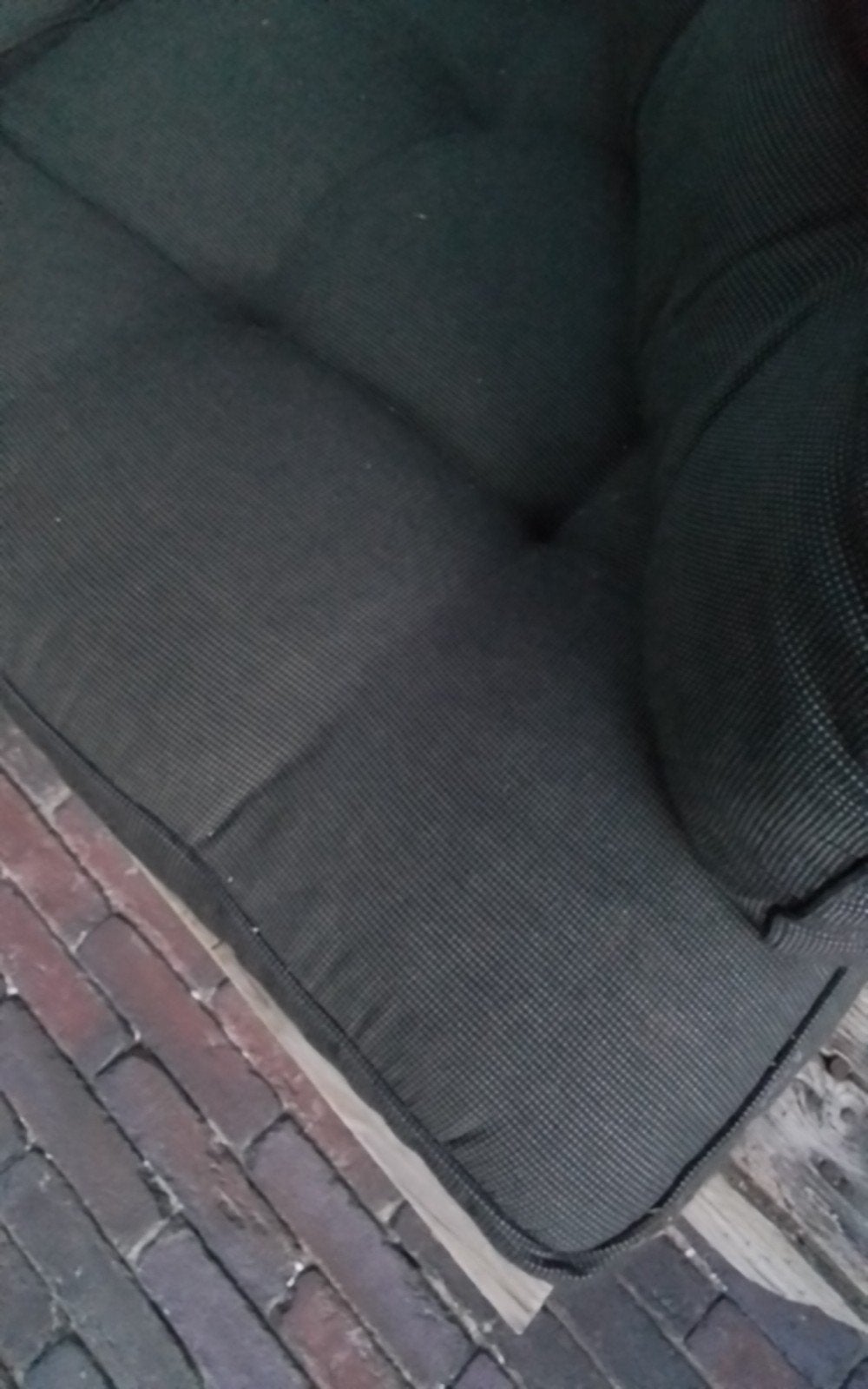 Houten teak tuinset met 6 stoelen en kussens, Ophalen, Gebruikt, 6 zitplaatsen, Tuinset