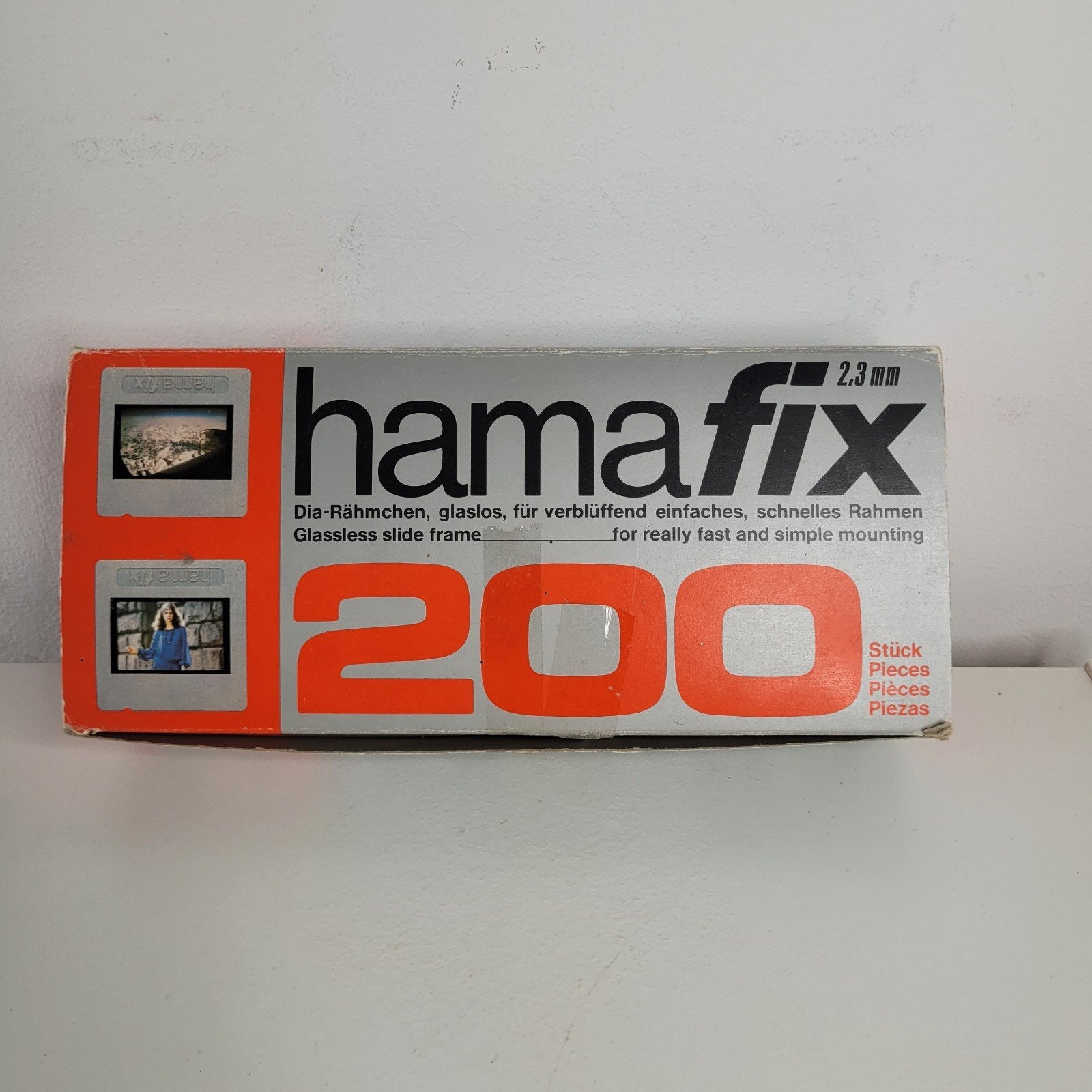 Hamafix dia raampjes x200 2.3 mm, Audio, Tv en Foto, Diaprojectors, Ophalen of Verzenden, Zo goed als nieuw