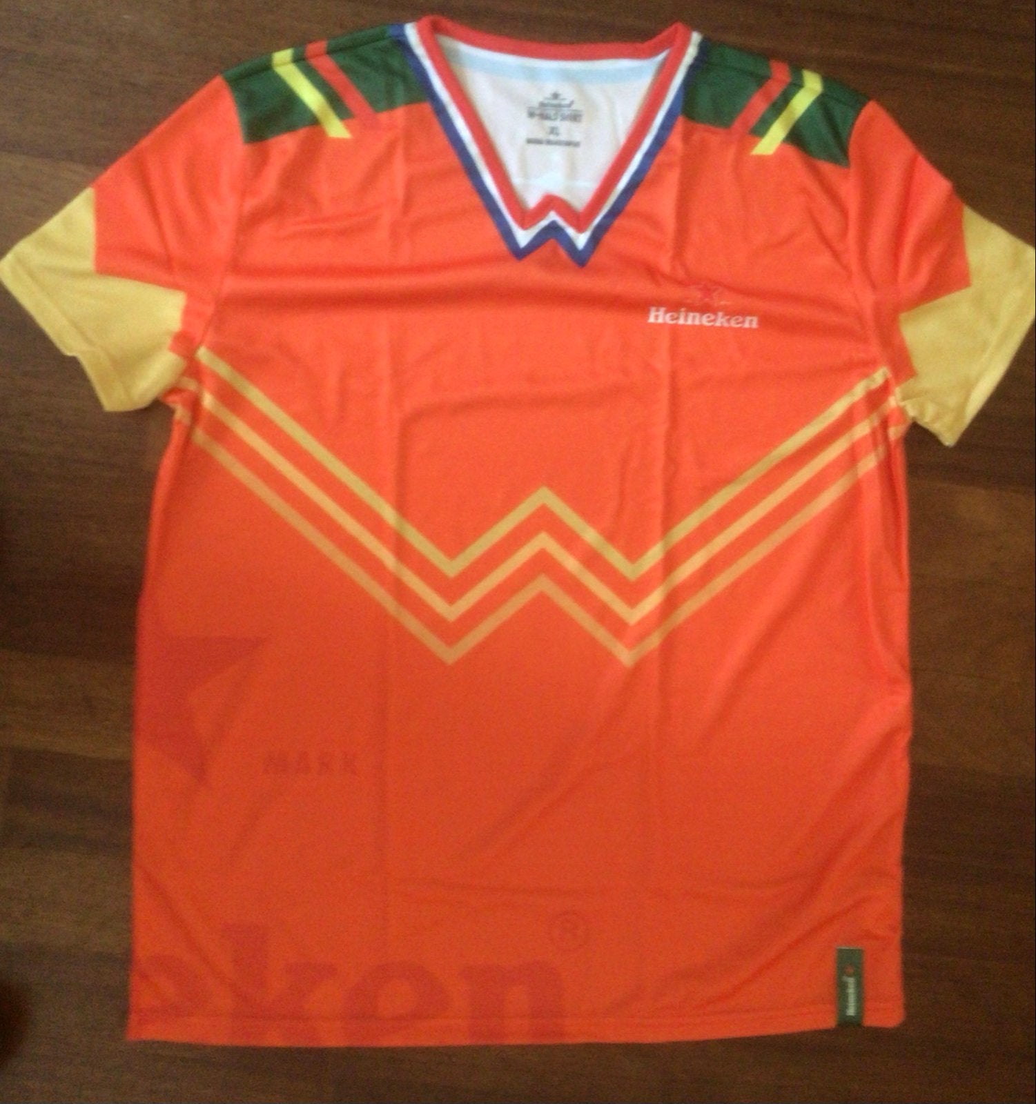WK shirt van Heineken - Oranje W-hals shirt, Oranje, Ophalen of Verzenden, Voetbal, Maat 56/58 (XL)
