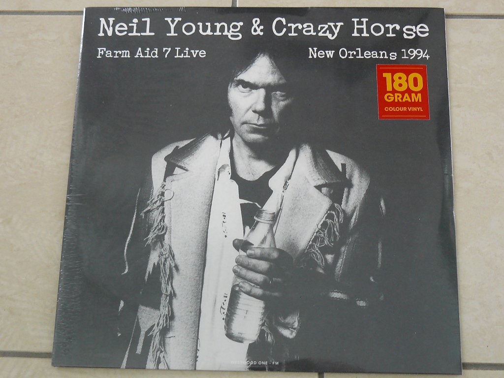 gekleurde LP Neil Young & Crazy Horse - Farm aid 7 live, Verzenden, Nieuw in verpakking, 12 inch, Poprock