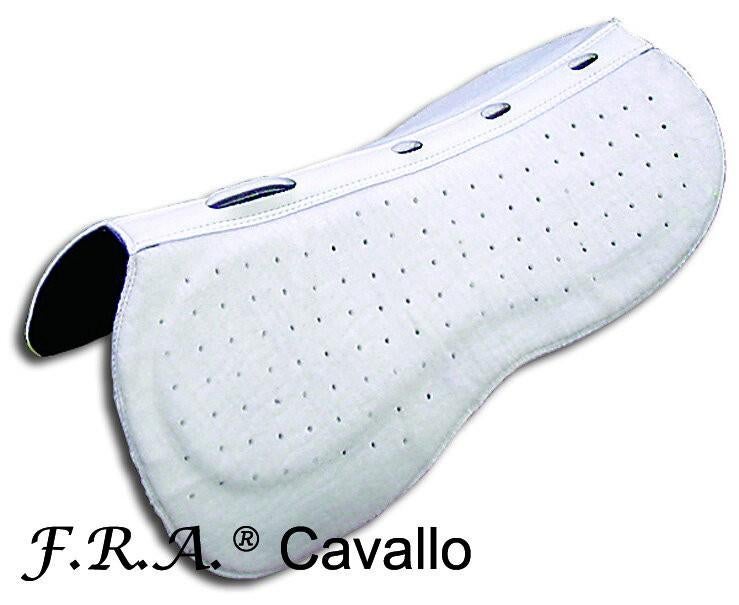 Cavallo Halfpad Engels Wedge TSP#609, Full (L), Wit, Ruggengraat vrij, Nieuw