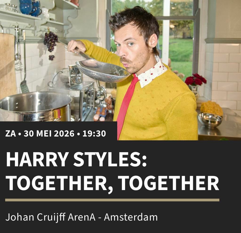 Harry styles concert 30 mei 4 zitplaatsen, Tickets en Kaartjes, Evenementen en Festivals, Twee personen