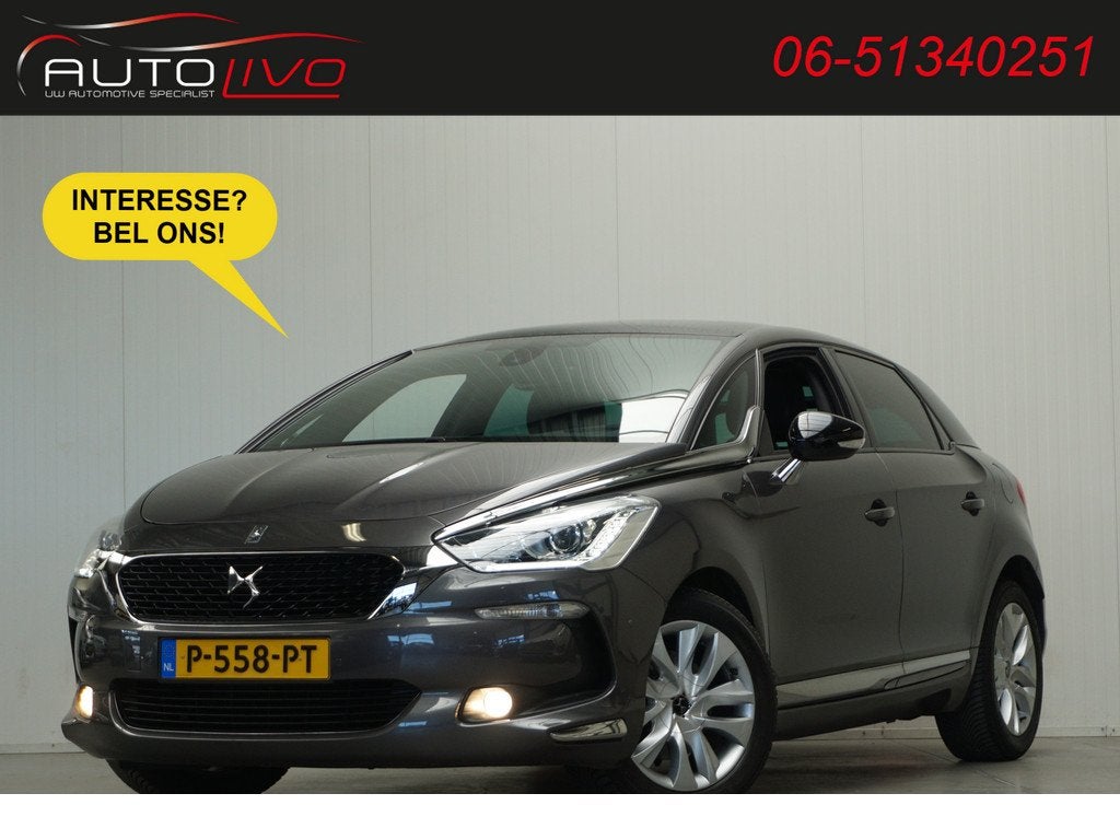 DS DS 5 1.6 THP Chic AUTOMAAT! 165 PK! PANO H. LEER NAVI CLI, Auto's, DS, Bedrijf, Te koop, DS 5, ABS, Achteruitrijcamera, Airbags