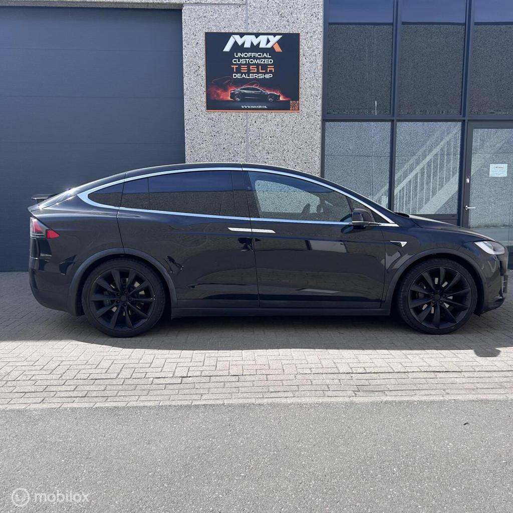 Tesla Model X 100D, Automaat, Model X, Zwart, 2433 kg