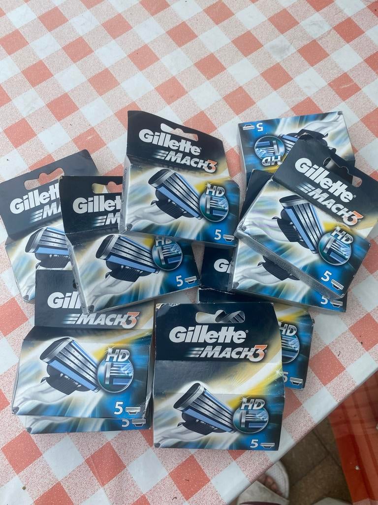 Gillette Mach3 HD Scheermesjes - 5 stuks per verpakking, Ophalen of Verzenden, Nieuw, Overige typen
