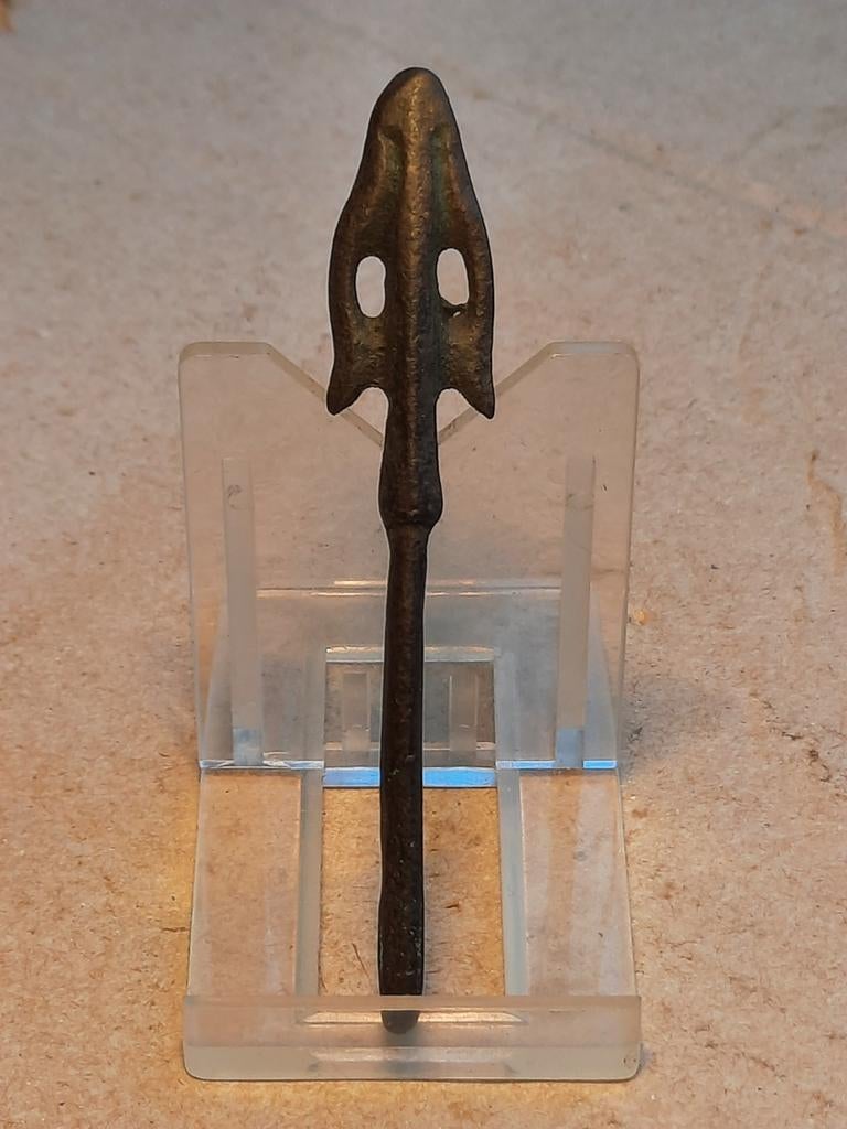 Romeins bronzen pijlpunt bodemvondst, Antiek en Kunst, Verzenden