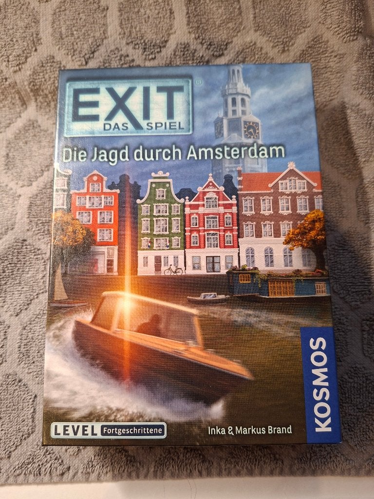 Spel - EXIT das Spiel - Die Jagd durch Amsterdam, Vijf spelers of meer, Ophalen of Verzenden, Nieuw, Kosmos, 999 games