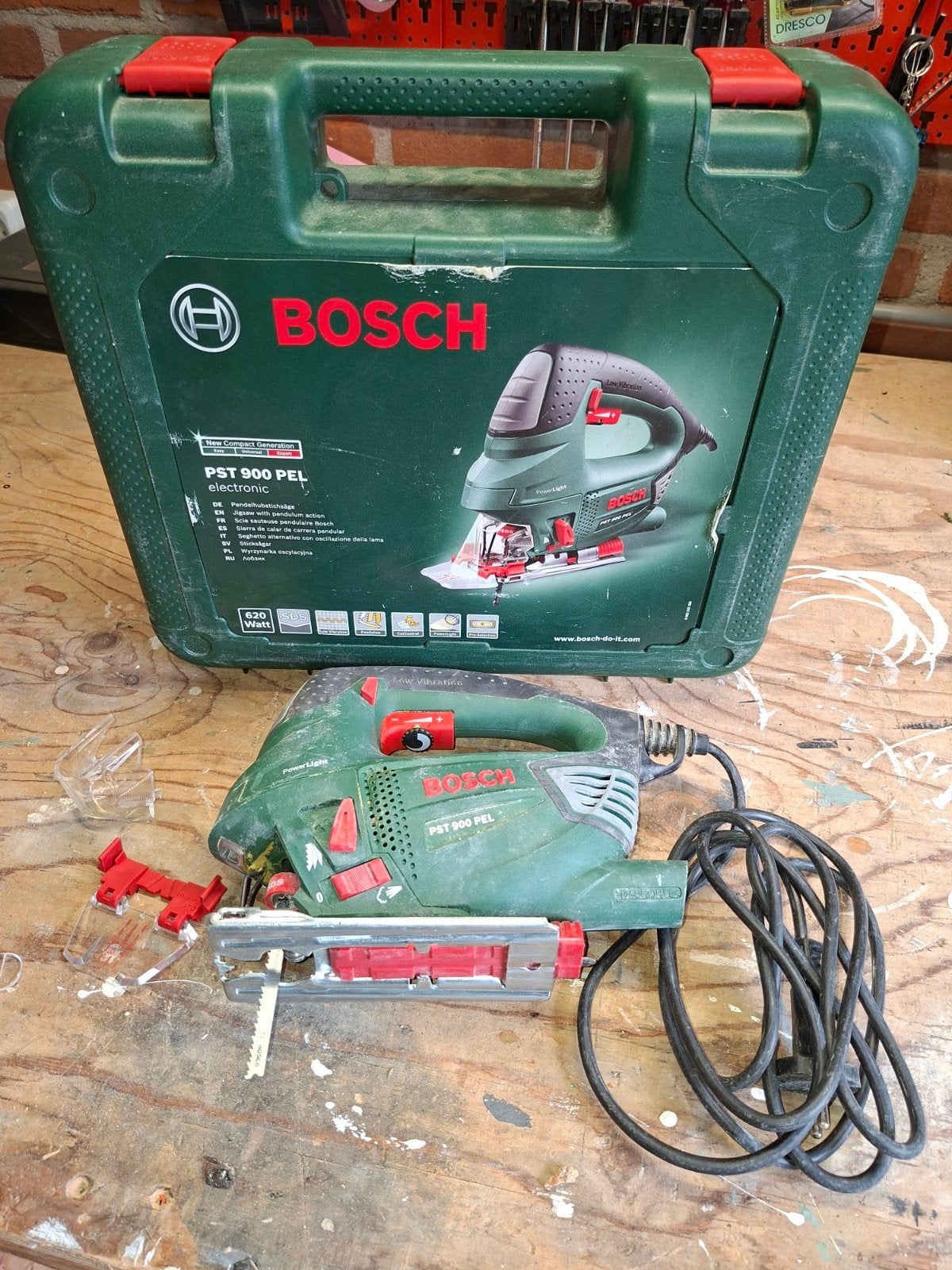 bosch pst 900 pel decoupeerzaag, 600 watt of meer, Variabele snelheid, Overige typen, Ophalen of Verzenden