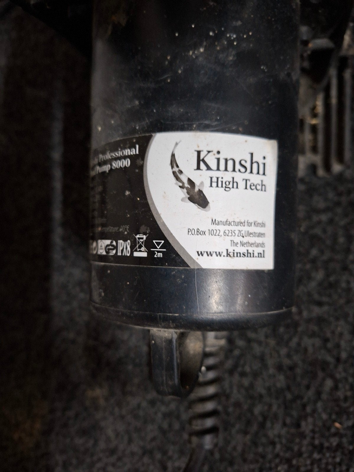Kinshi high tech proffecional pump 8000, Ophalen, Gebruikt, Vijverpomp