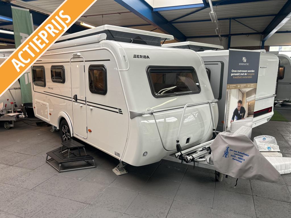 Eriba Feeling 425 2026 ACTIEPRIJS, Caravans en Kamperen, Bedrijf, Tot en met 3, 4 tot 5 meter, Eriba
