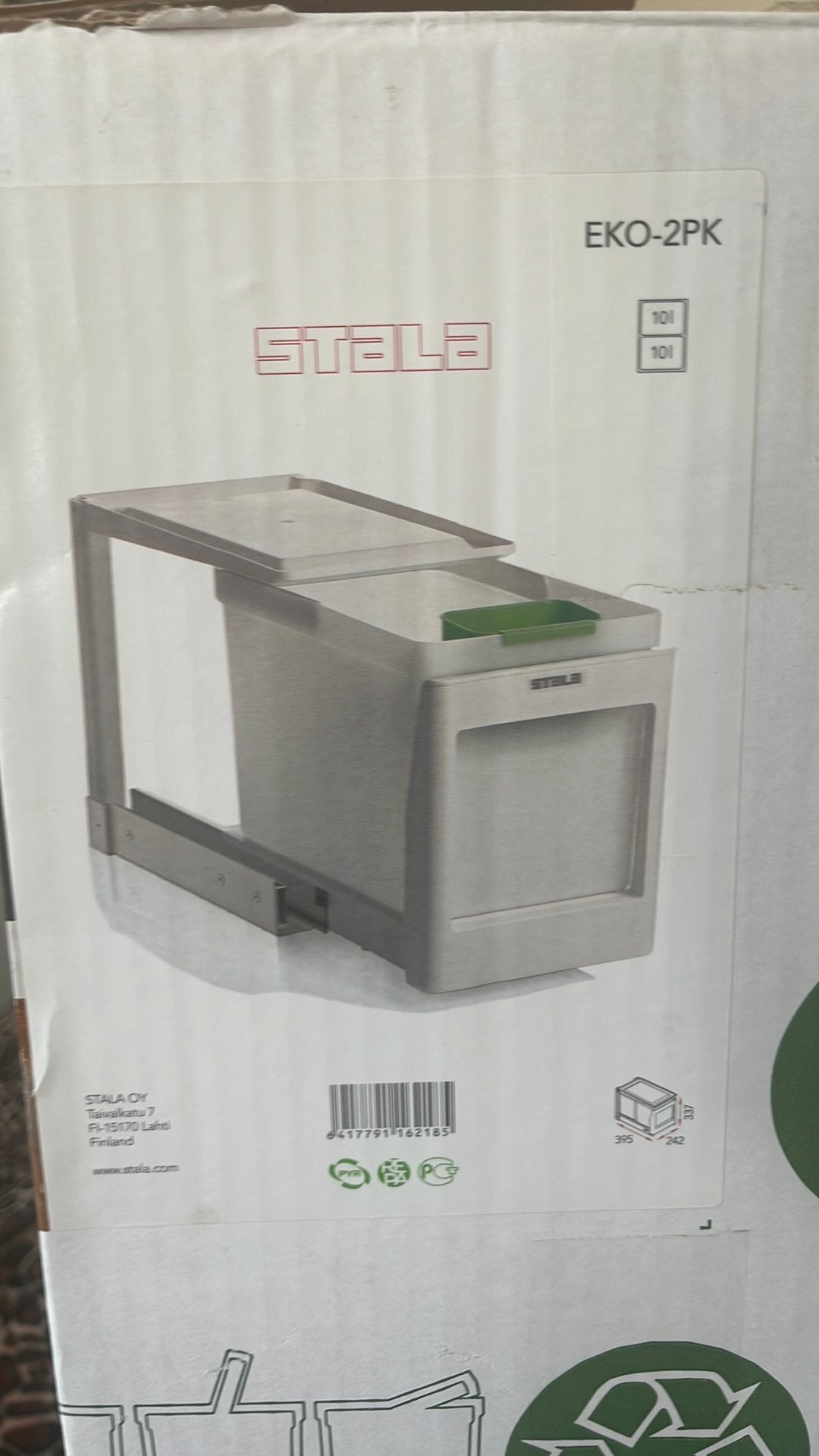 Stala inbouw Afvalemmer EKO-2PK nieuw in doos, Ophalen of Verzenden, Nieuw