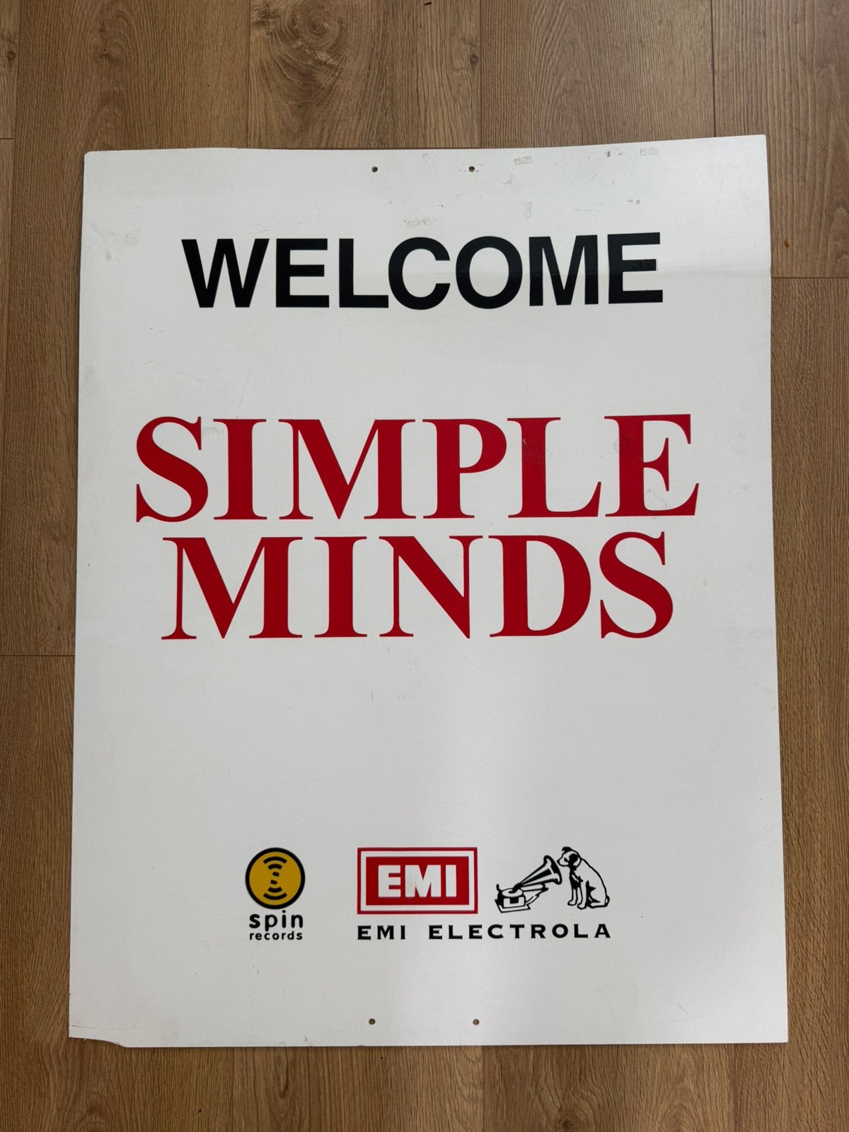 Uniek: Simple Minds Welcome Sign - Loreley 21-06-1997, Ophalen, Gebruikt