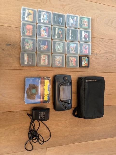 SEGA Game Gear met 20 spellen, Spelcomputers en Games, Gebruikt, Game Gear, 1 speler, Vanaf 3 jaar