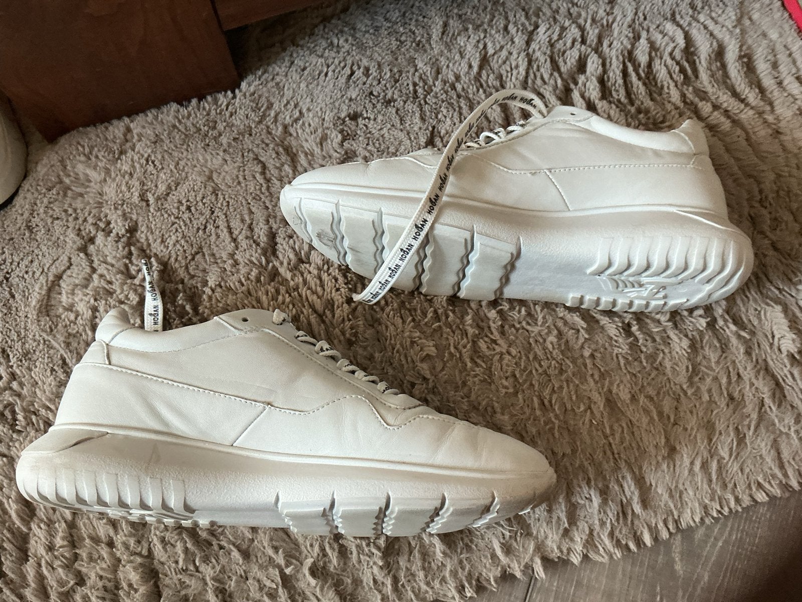Hogan Rebel Sneakers - Wit, Ophalen of Verzenden, Zo goed als nieuw, Wit, Sneakers of Gympen