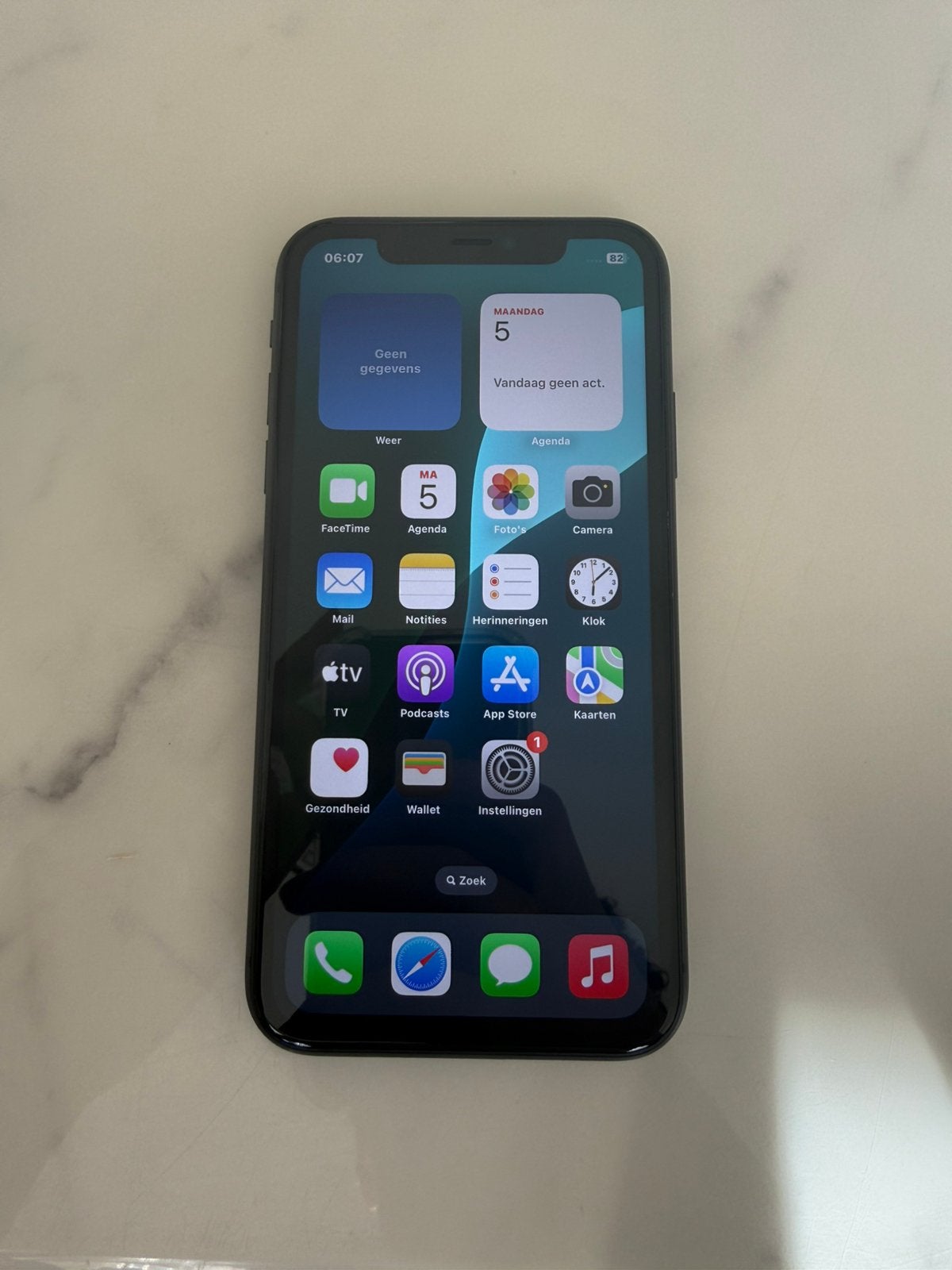 Iphone 11 128GB, Telecommunicatie, Zwart, Zo goed als nieuw, 64 GB, IPhone 11