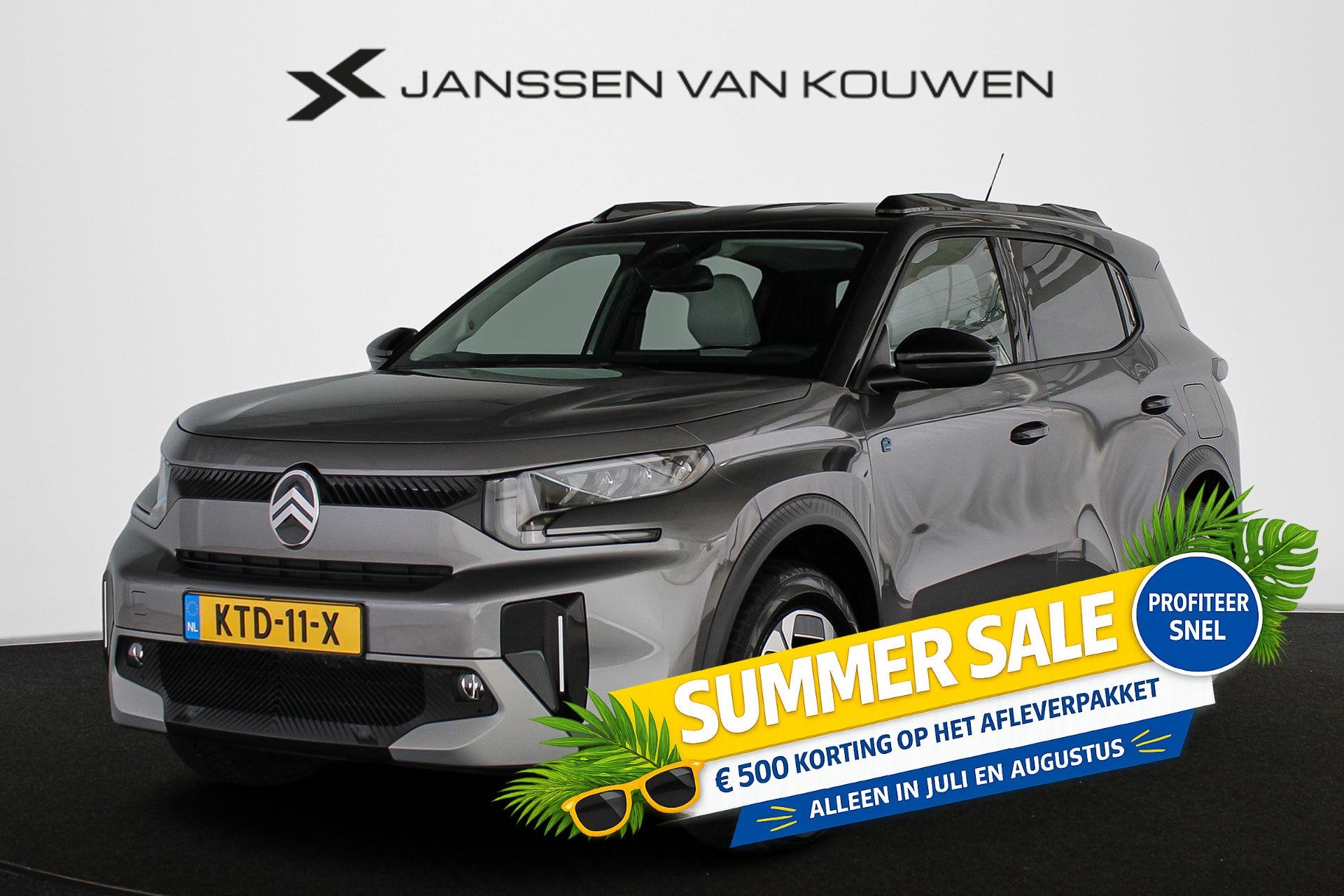 Citroen Ë-C3 Aircross Max 113pk Extended Range 54 kWh Stuur