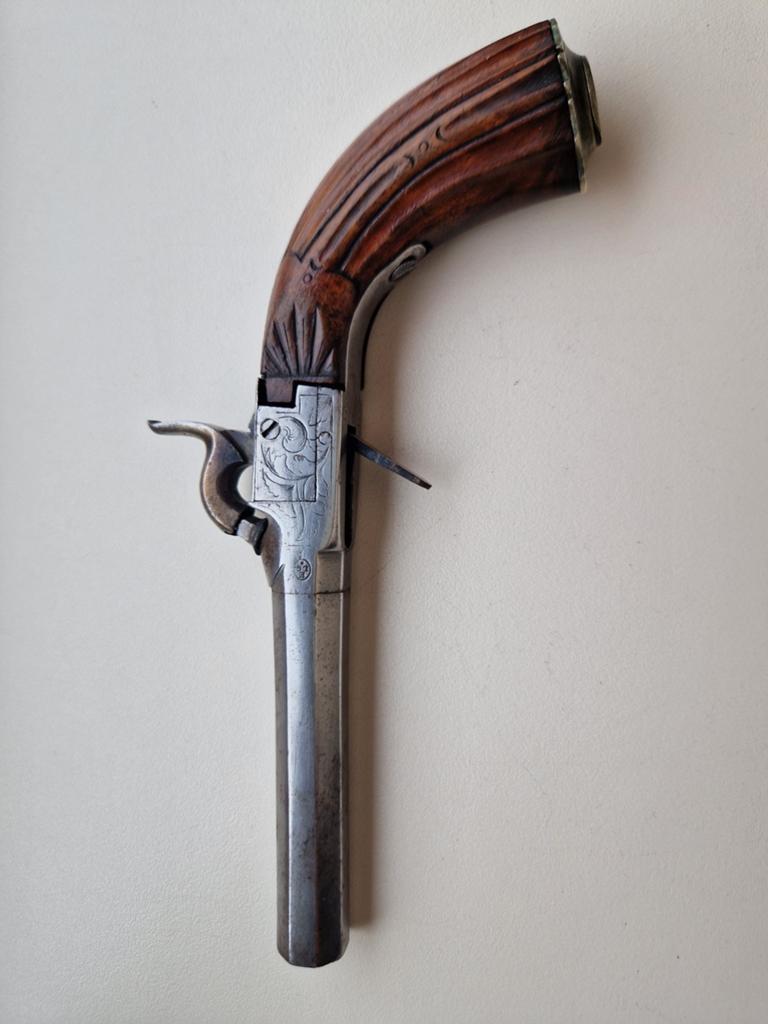 Antiek Percussie Pistool, Ophalen of Verzenden