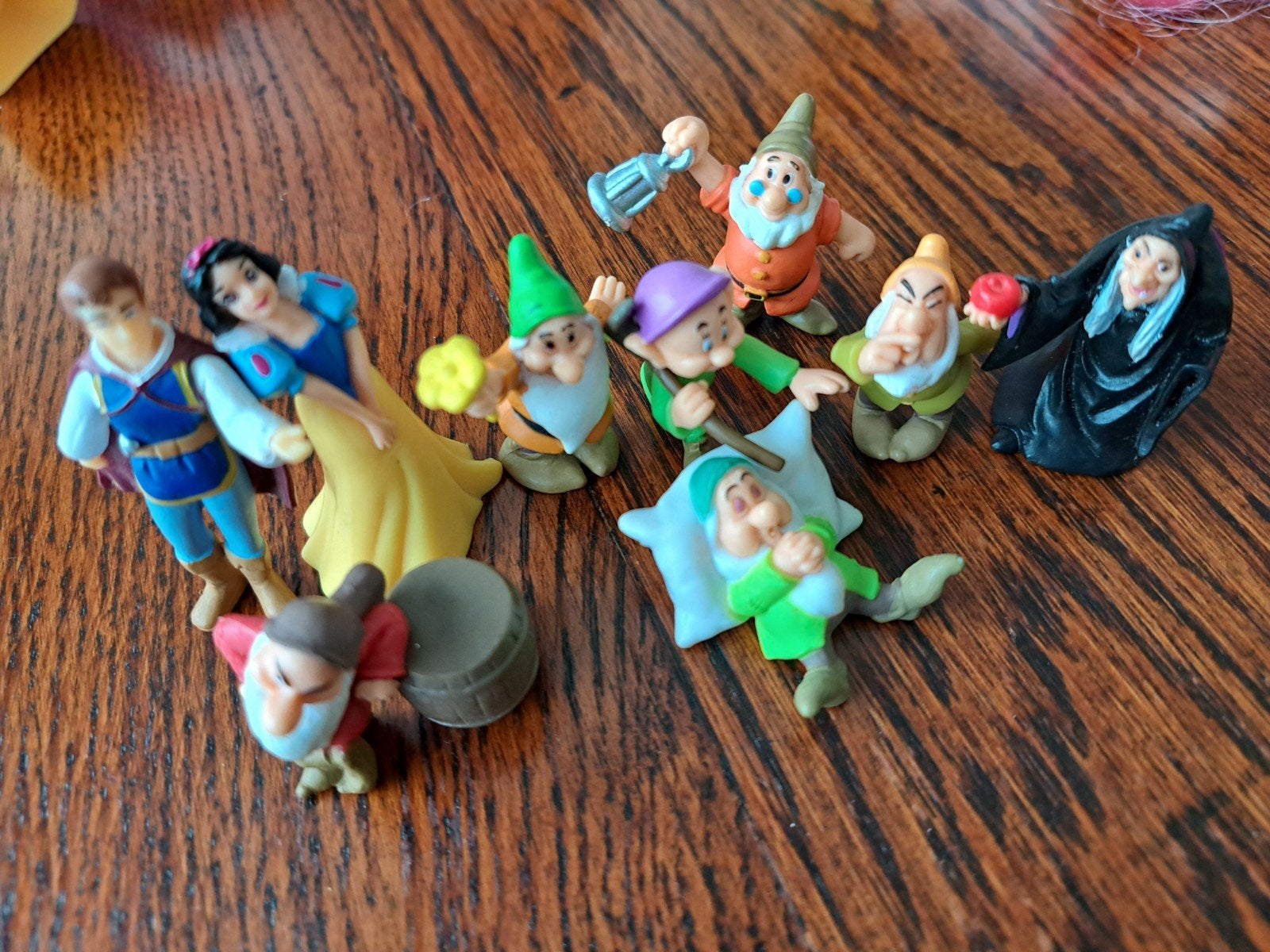 Sneeuwwitje en de Zeven Dwergen Poppetjes Set, Verzamelen, Ophalen of Verzenden, Gebruikt