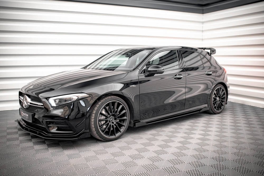 Race Voorlip sideskirt diffuser - A35 AMG + AMG Line W177