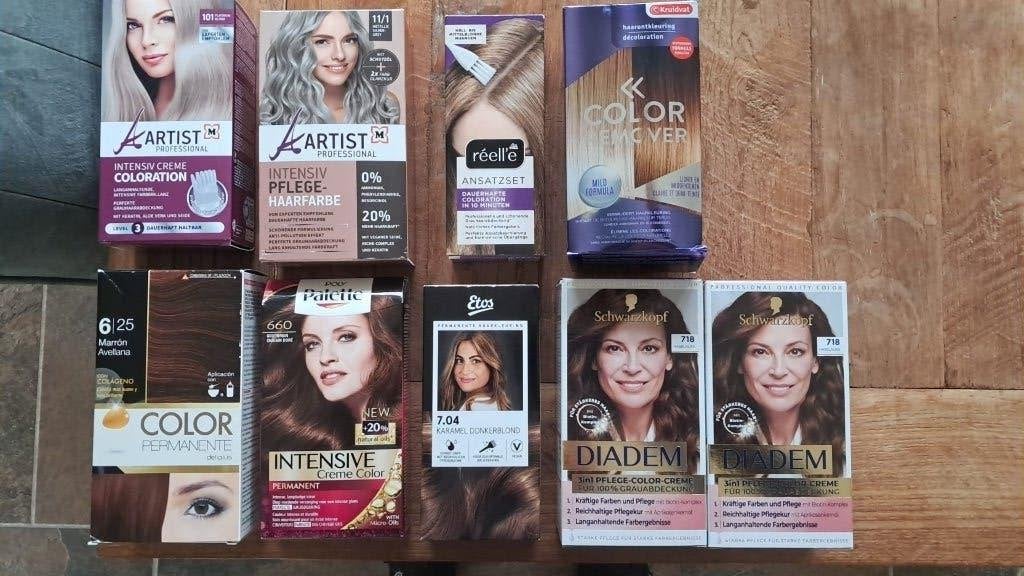 Haarkleuring, Ophalen, Nieuw, Overige typen