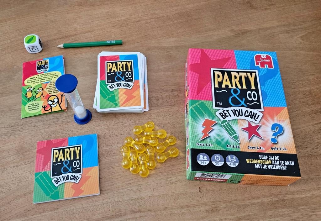 Party & Co Bet You Can! Gezelschapsspel, Hobby en Vrije tijd, Ophalen