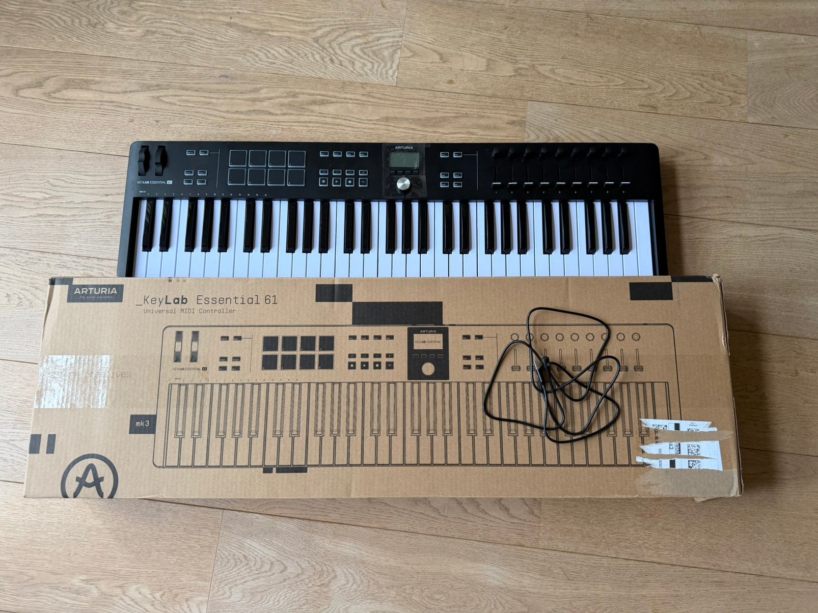 Arturia KeyLab Essential 61 MK3 – MIDI Keyboard, Ophalen of Verzenden, Nieuw