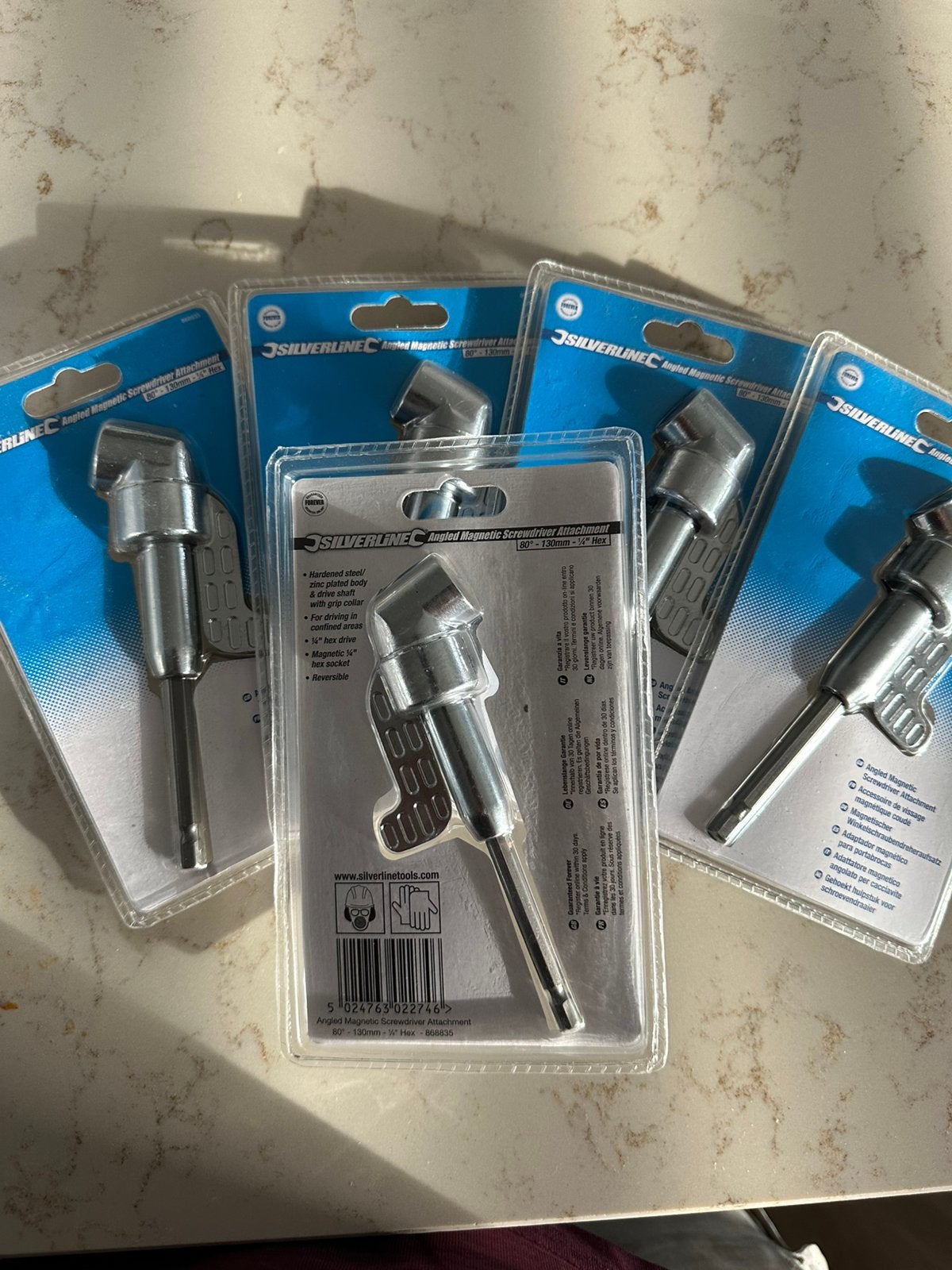 Silverline magnetisch haaks bithulpstuk 130 mm, Ophalen of Verzenden, Nieuw, Schroevendraaier, Overige merken