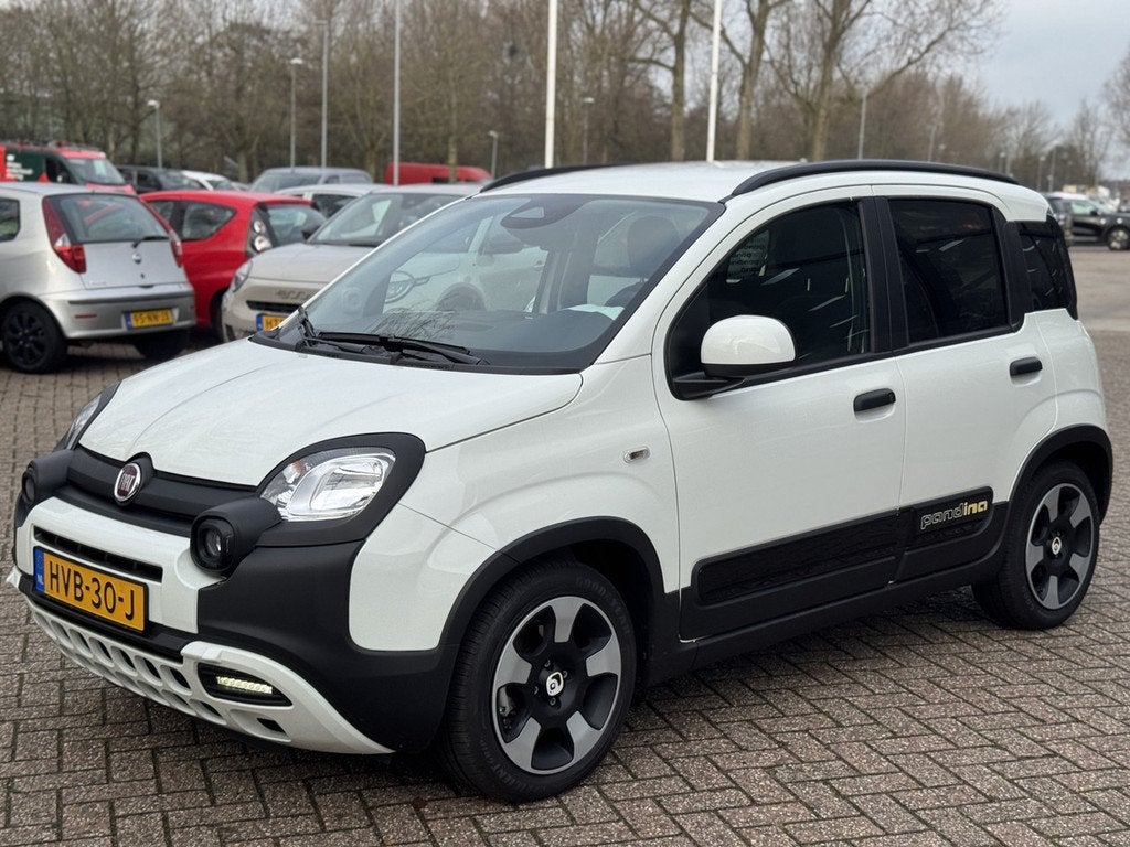 Fiat Panda 70pk Hybrid Panda Airco|Parkeersensoren|Carplay N, Gebruikt, Panda, 4 stoelen, LED verlichting
