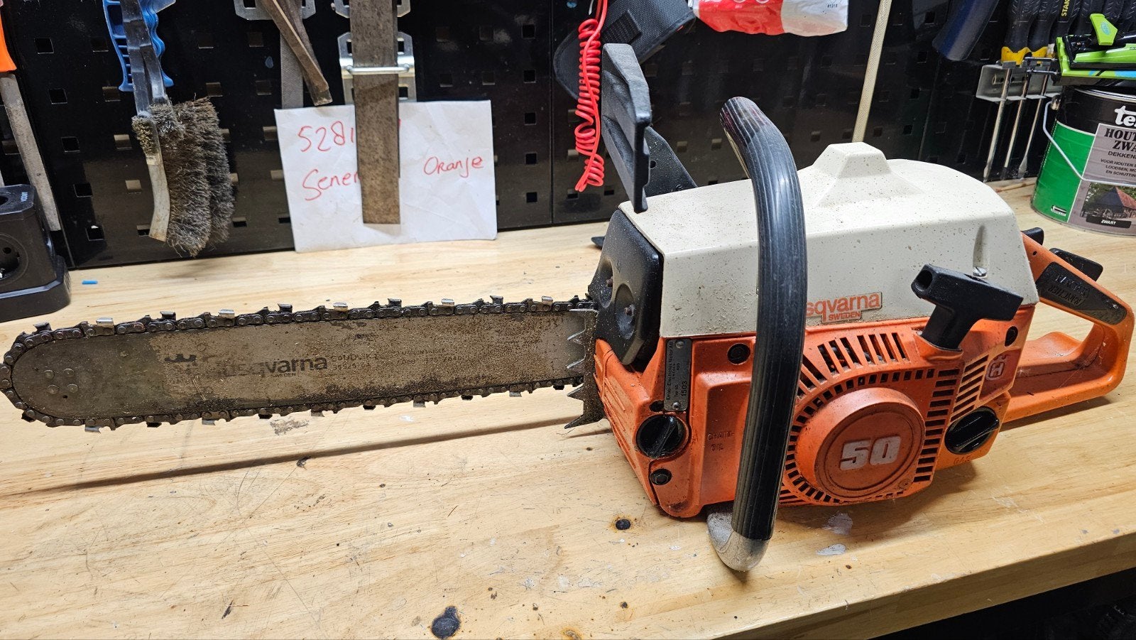 Husqvarna 50 Kettingzaag, Ophalen, Gebruikt, 70 mm of meer, Kettingzaag