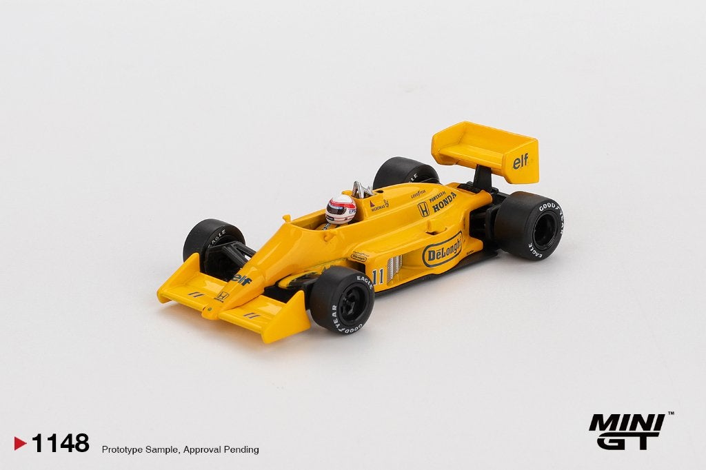 Mini GT Lotus 99T #11 Satoru Nakajima 1987 Monaco Grand Prix, Www.rubensmodelautos.nl, Auto, Nieuw, Ophalen of Verzenden