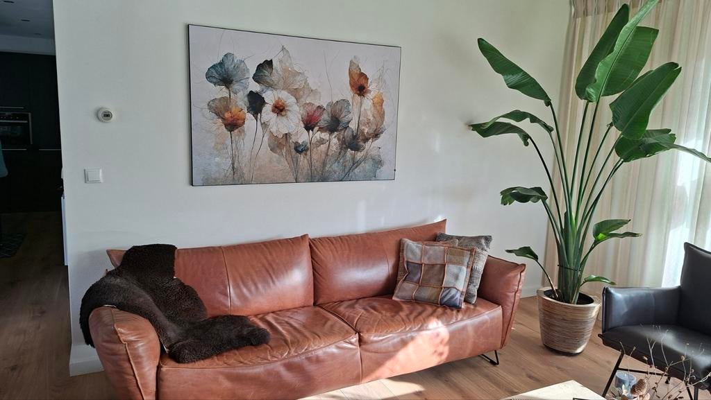 Wisseldoek ,werk aan de muur 145 x 95 cm, Ophalen of Verzenden, Nieuw, Schilderij