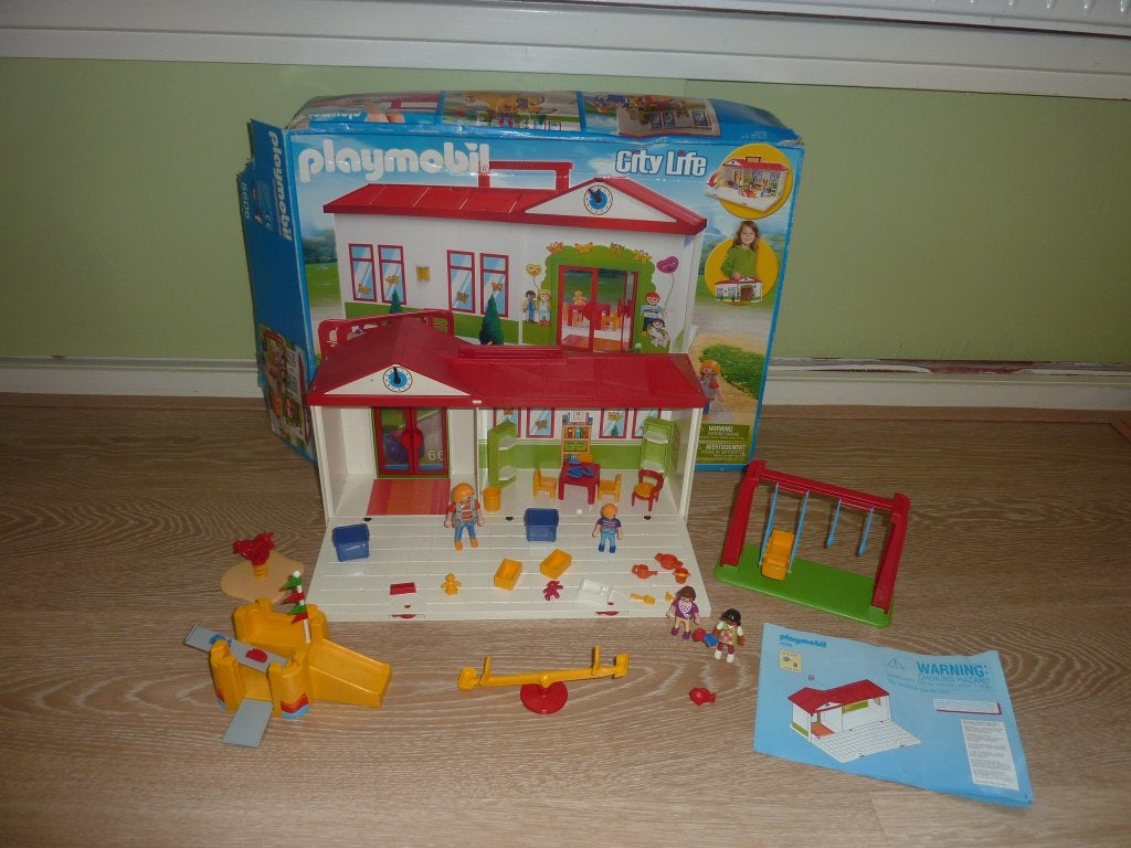 playmobil meeneem schooltje in originele doos compleet 5606, Ophalen of Verzenden, Zo goed als nieuw