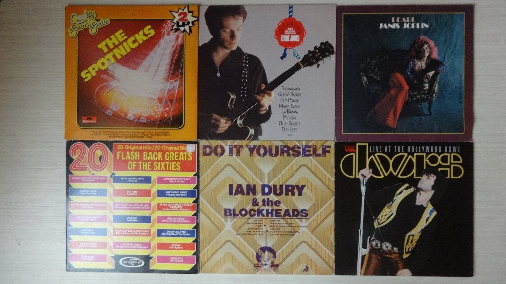 29 pop-lps 70/80S oa SAXON,Janis Joplin, Mink Deville, Doors, LP, Gebruikt, Pop, 12 inch