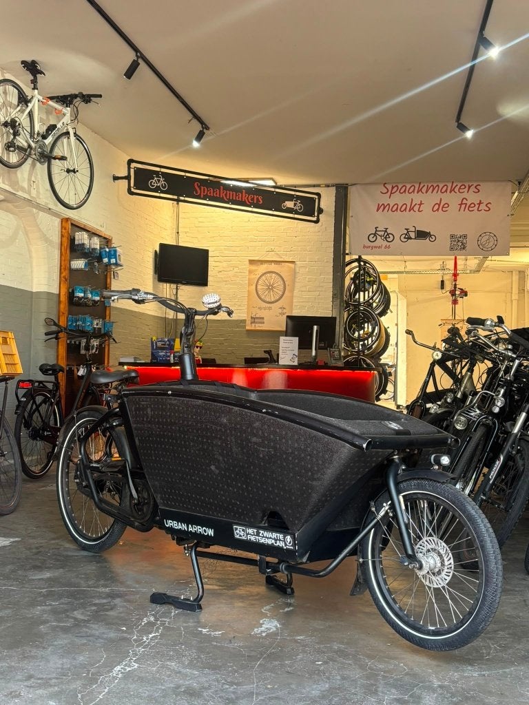 urban arrow active plus rollerbrake, Fietsen en Brommers, Fietsen | Bakfietsen, Enviolo, Gebruikt, 3 kinderen, Elektrisch