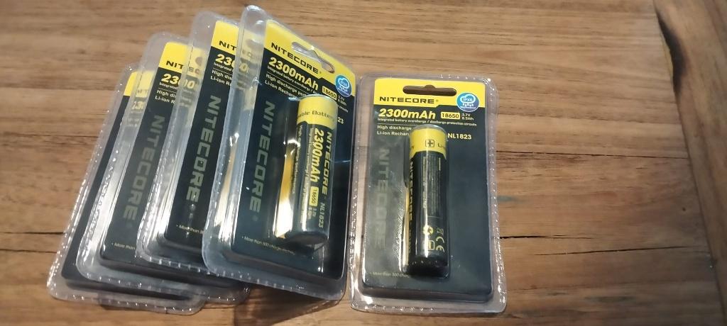 Nitecore NL1823 batterij 2300mAh 18650, Audio, Tv en Foto, Accu's en Batterijen, Rossum, Nieuw, Ophalen of Verzenden, Info@tradoplus.nl