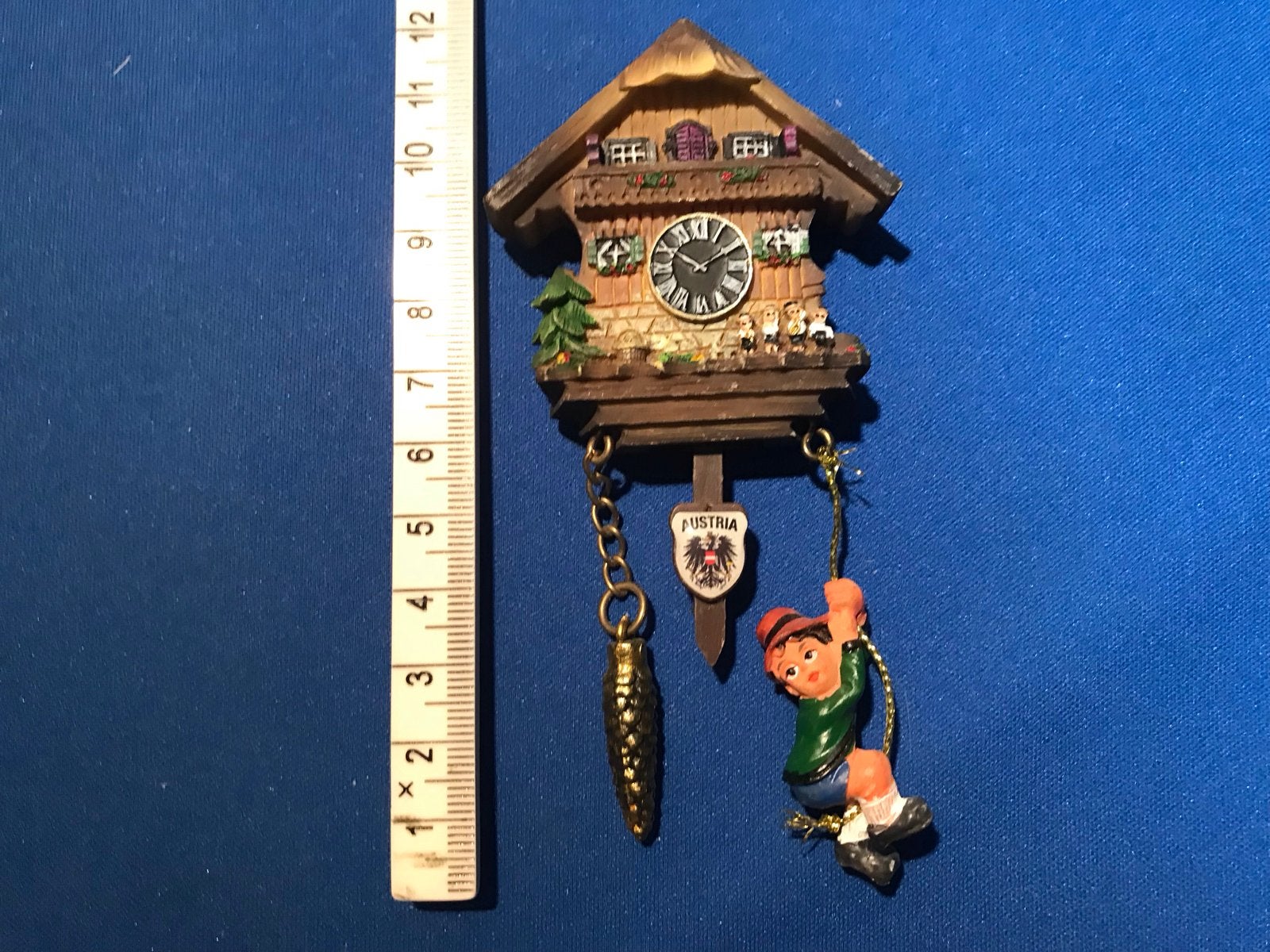 Miniatuur Koekoeksklok Magneet - Oostenrijk Souvenir, Ophalen of Verzenden