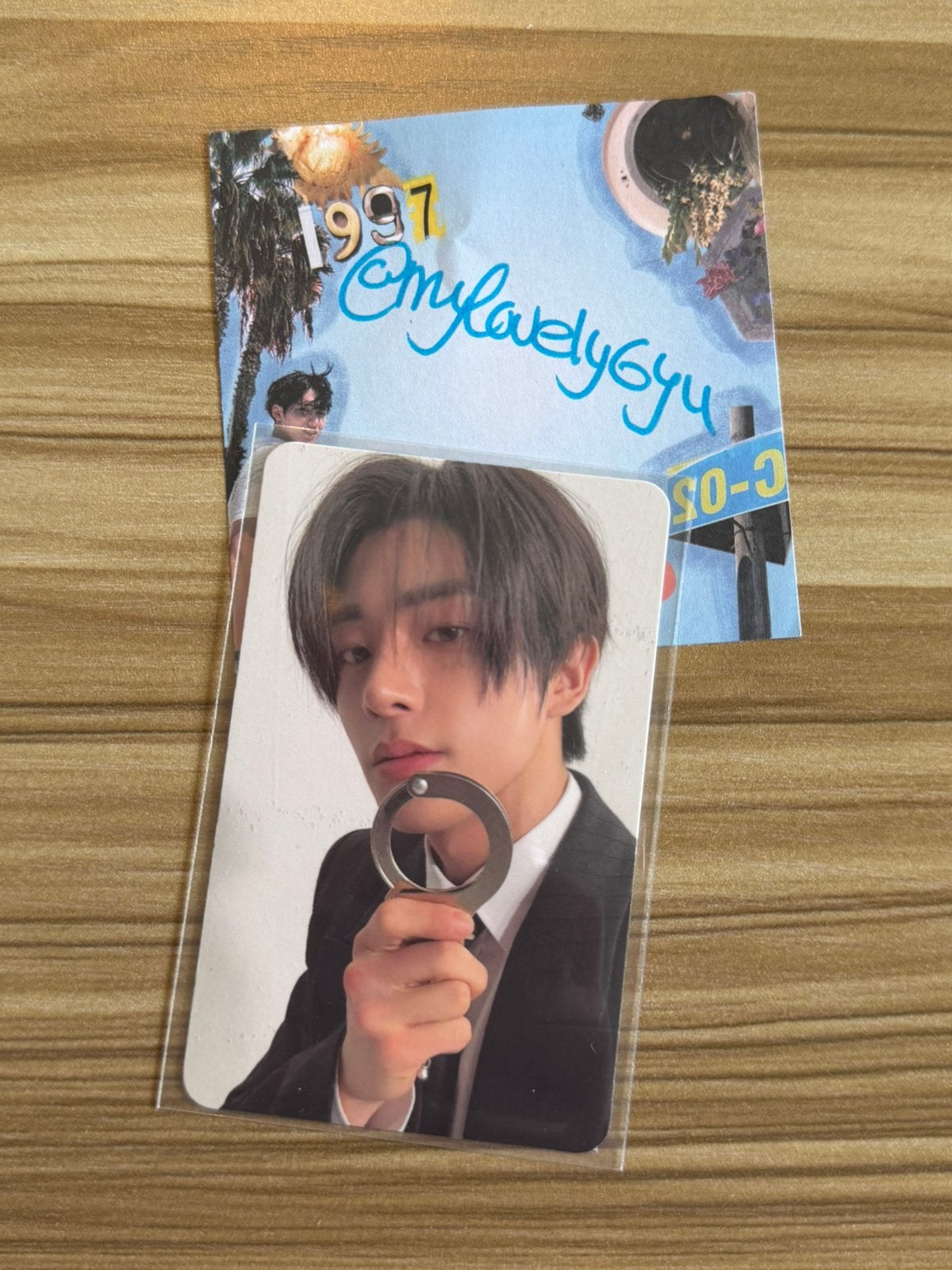 Enhypen jake desire unleash target photocard, Ophalen of Verzenden, Zo goed als nieuw, Foto of Kaart