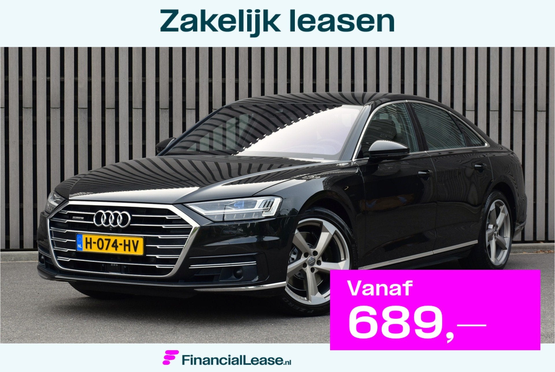 Audi A8 55 TFSI quattro Pro Line Plus 4-Wielsturing ACC Soft, Gebruikt, Euro 6, 2995 cc, Leder