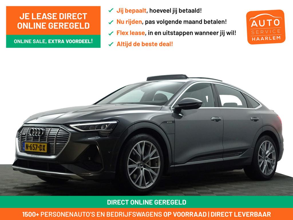 Audi e-tron Sportback 55 quattro S edition 95 kWh- Panoramad, Auto's, Audi, Bedrijf, Te koop, e-tron, 360° camera, 4x4, ABS, Achteruitrijcamera