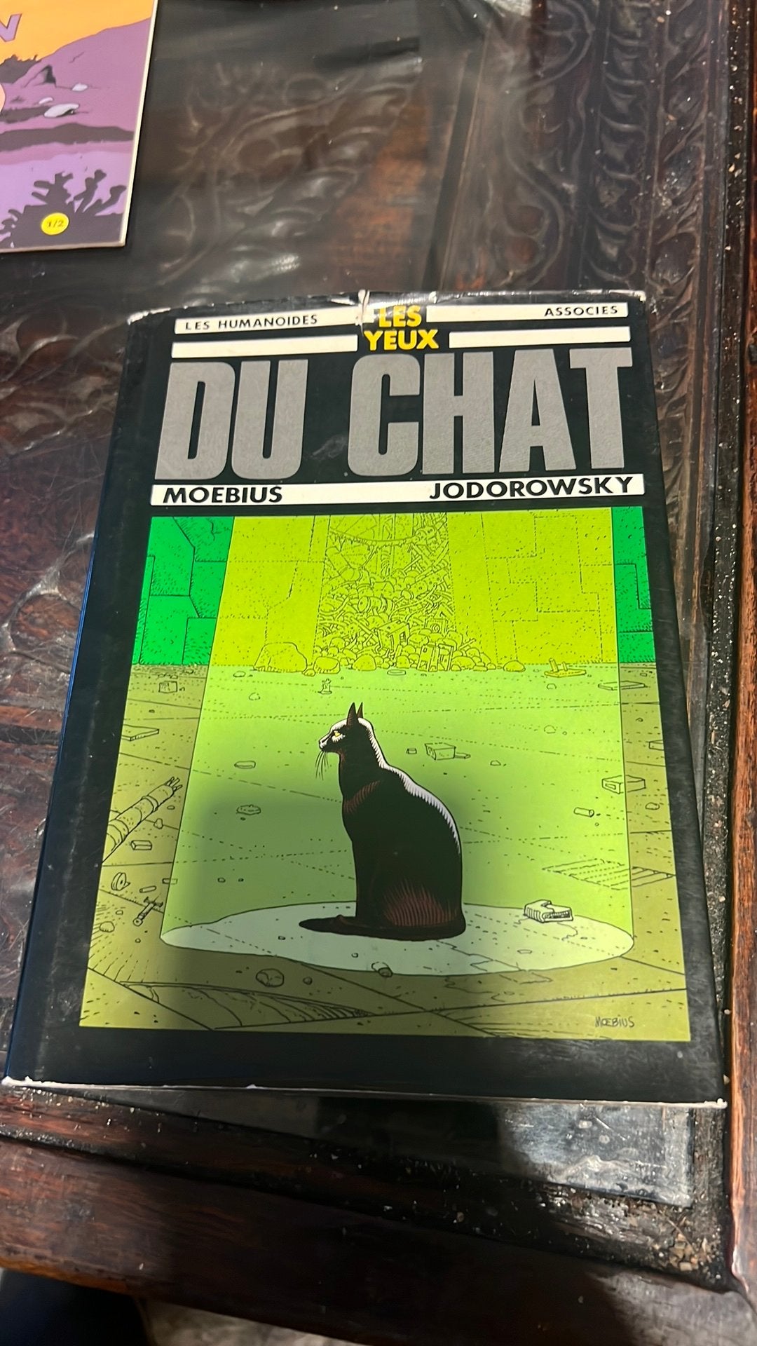 Hc met stofomslag / MOEBIUS / Jodorowski / LES YEUX DU CHAT, Eén stripboek, Ophalen of Verzenden, Gelezen