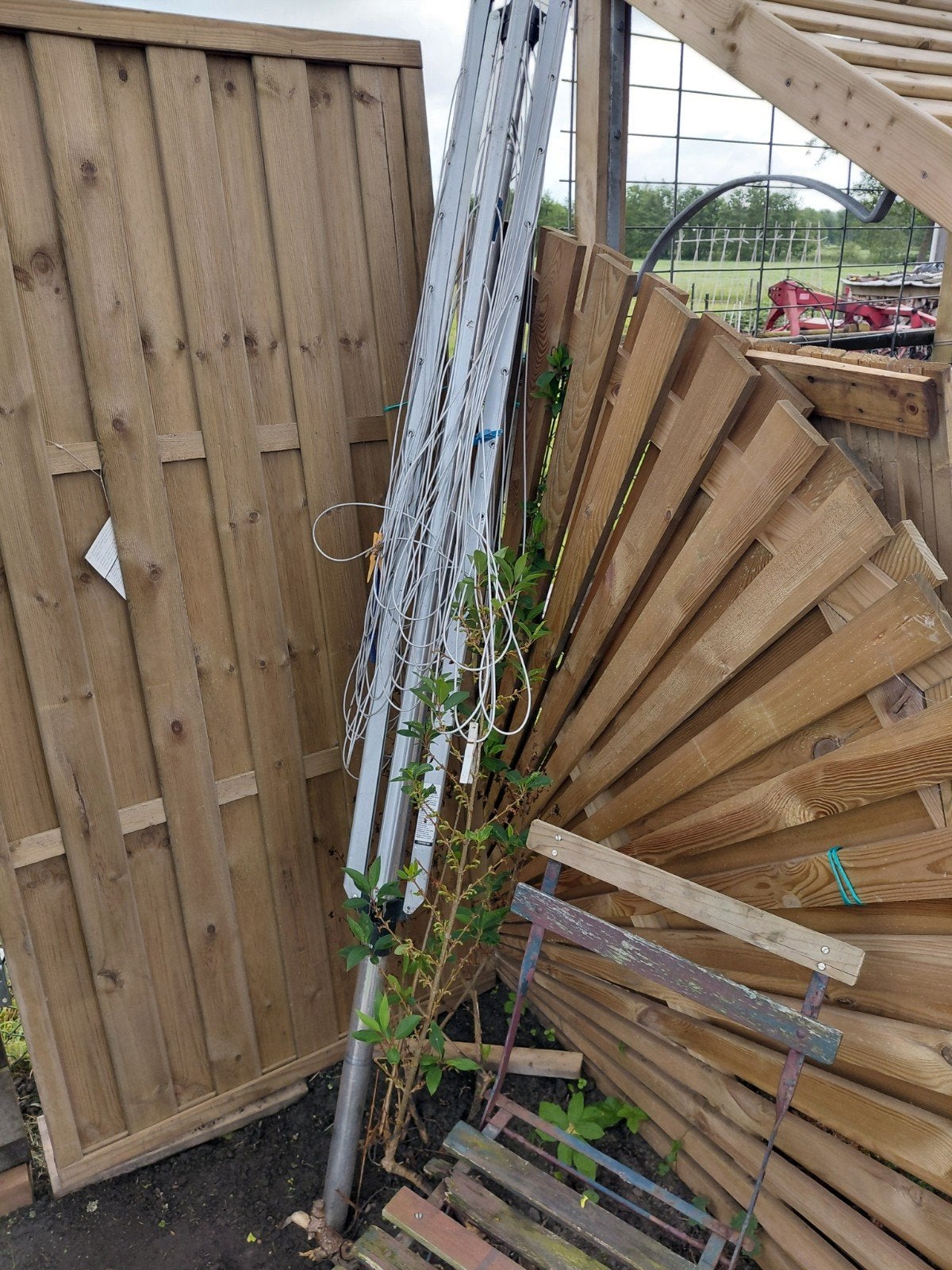 Tuin assortiment, Tuin en Terras, Schuttingen, Ophalen, Minder dan 3 meter, Hout, 1 tot 2 meter