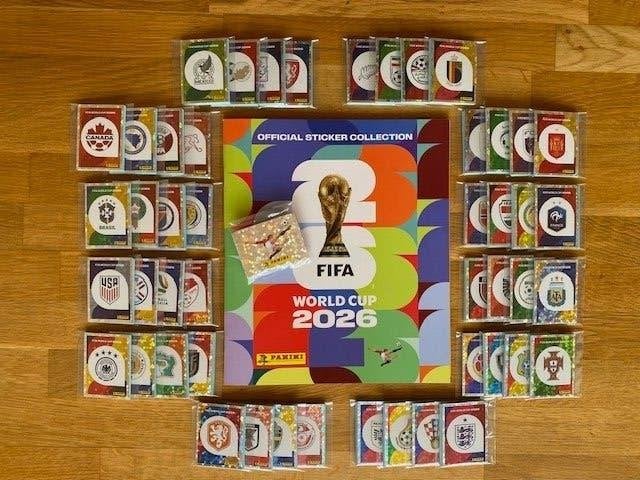 Panini WK2026 complete set + album, Verzamelen, Sportartikelen en Voetbal, Ophalen of Verzenden, Nieuw, Buitenlandse clubs, Poster, Plaatje of Sticker