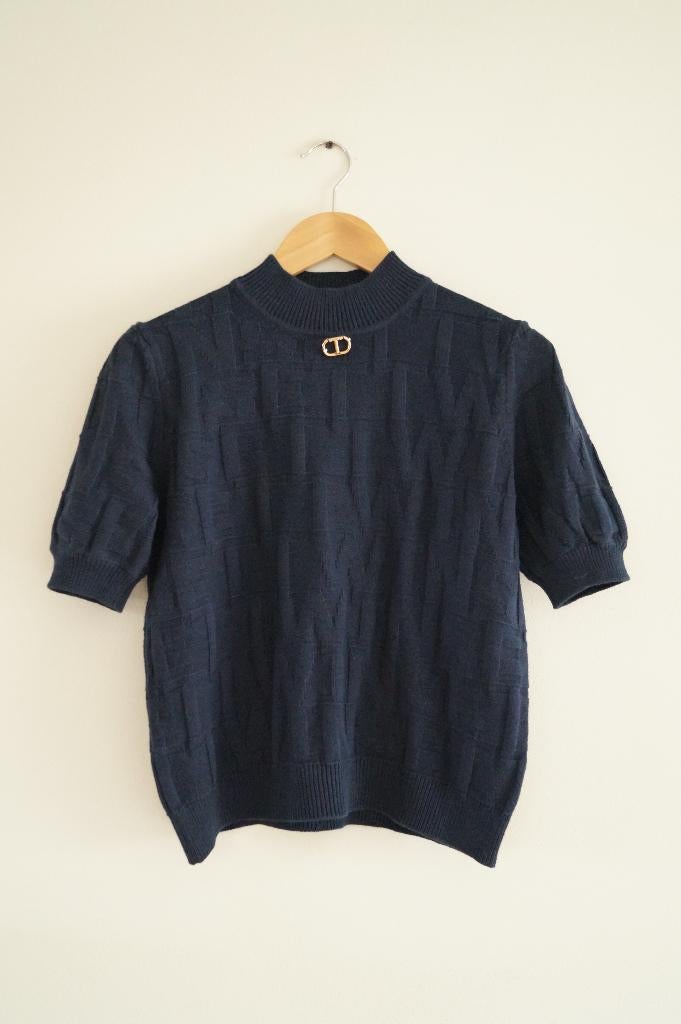 TWIN-SET Truitje Maat 40, Kleding | Dames, Truien en Vesten, Verzenden, Zo goed als nieuw, Maat 38/40 (M), Blauw