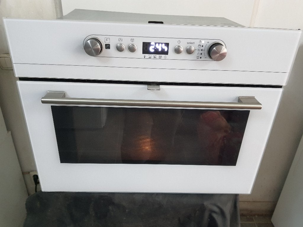 Ikea Whirlpool inbouw combimagnetron+hetelucht werkt super, Ophalen, Combimagnetron, Hete lucht, Zo goed als nieuw