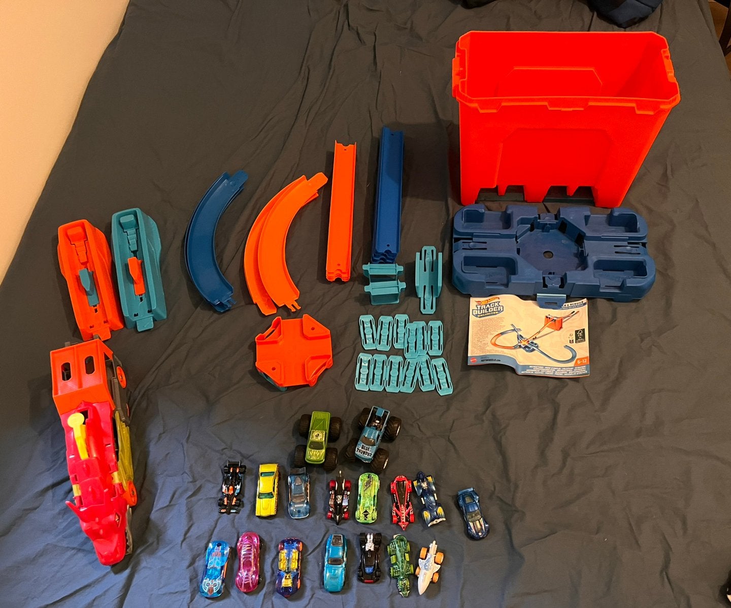 HOT WHEELS Track Builder Unlimited, Ophalen of Verzenden, Zo goed als nieuw, Handmatig, Hot Wheels