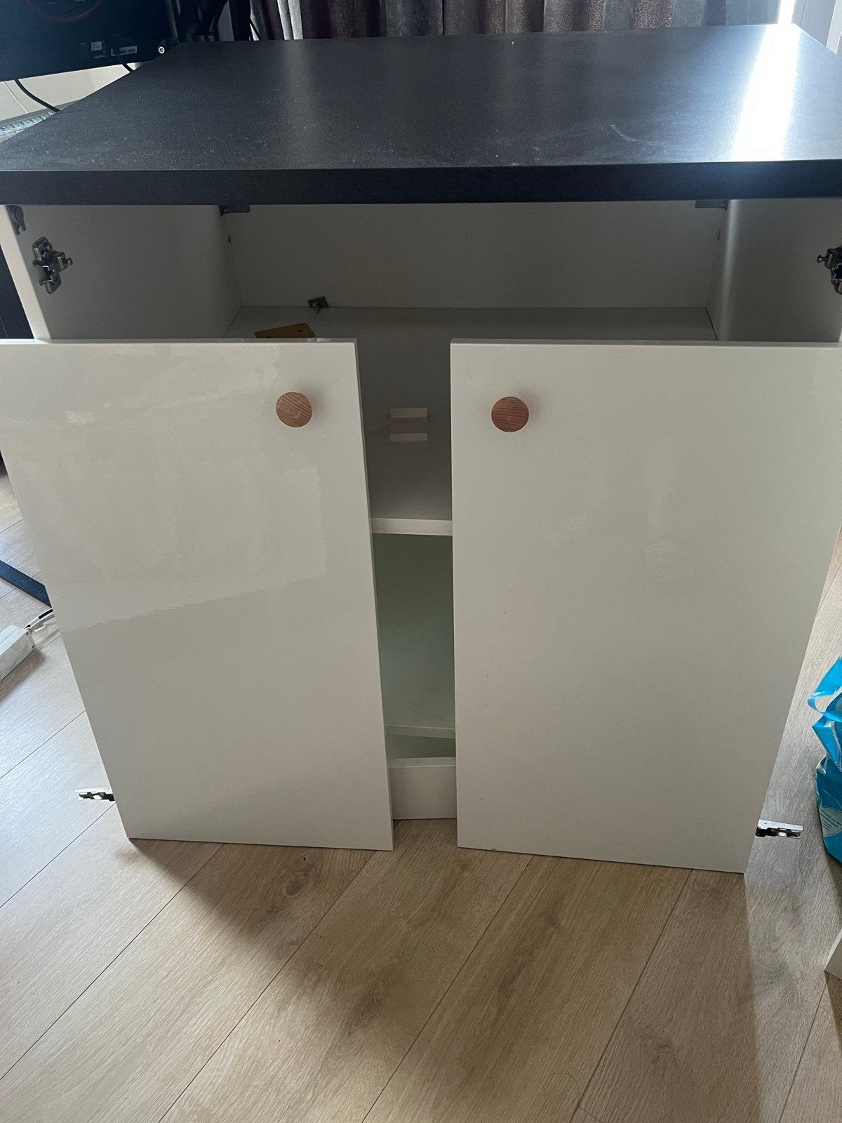 Compact Keukenblok met Opbergruimte, Huis en Inrichting, Keuken | Keukenelementen, Ophalen, Gebruikt, 50 tot 75 cm, Wit