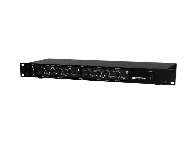 JB Systems XO2.4 Crossover - 2-weg stereo / 3-weg mono, Muziek en Instrumenten, Mengpanelen, Ophalen, Gebruikt, Minder dan 5 kanalen